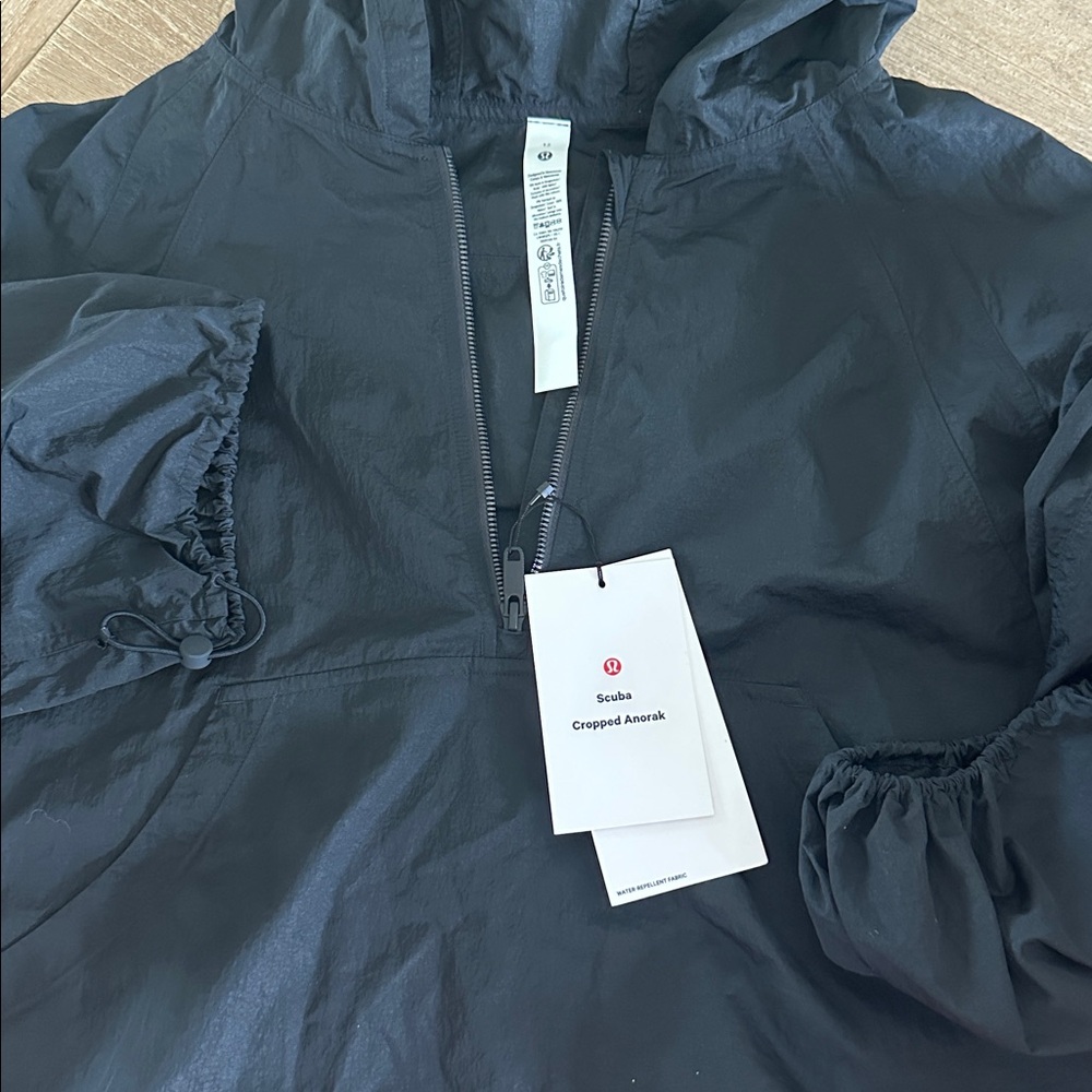NWT Lululemon Scuba Cropped Anorak Black - Picture 4 of 8